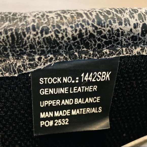 Ride Tecs Mens 13” Stone Wash Leather Harness Boots Size 8.5M  NWOB - Picture 13 of 15